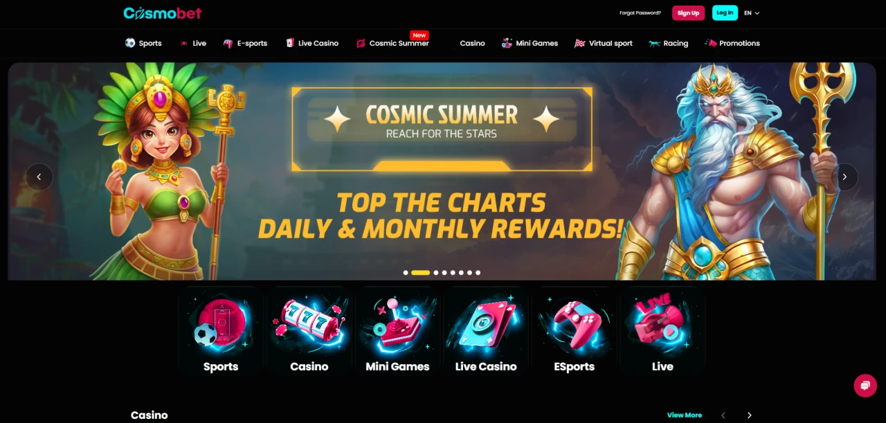 Cosmobet NonGamstop Casino