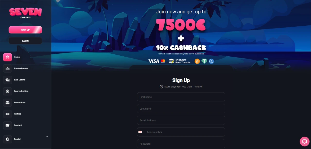 Seven NonGamstop Casino